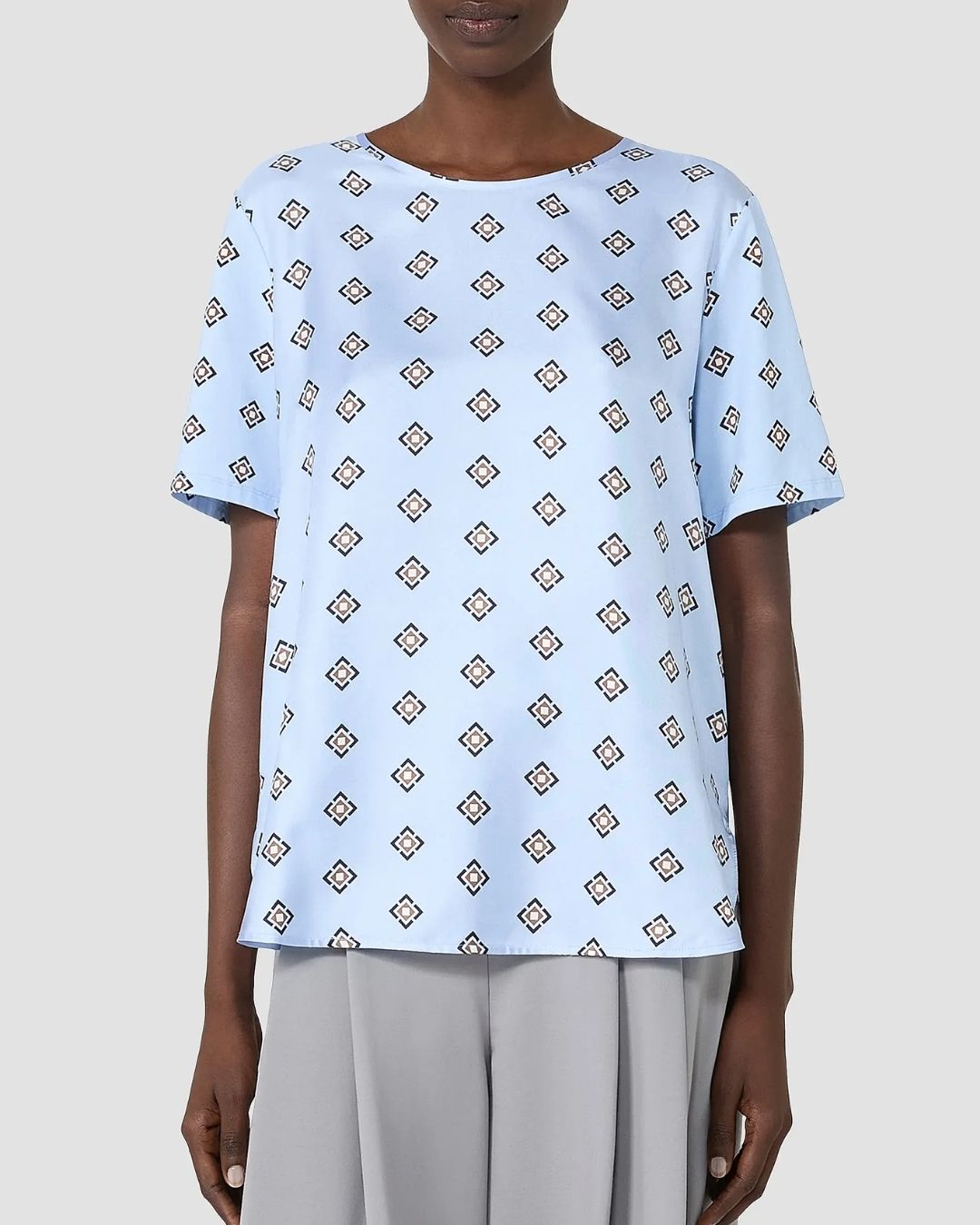 Dico Print Top plus-size - AMOUR781