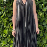 Black and White Dress plus-size - AMOUR781