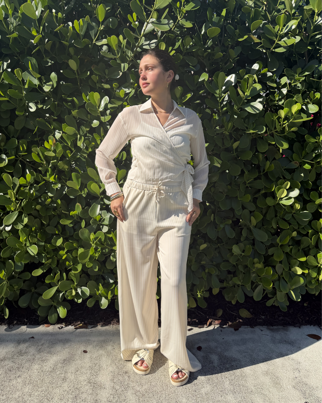 Pant Sand Stripe plus-size - AMOUR781