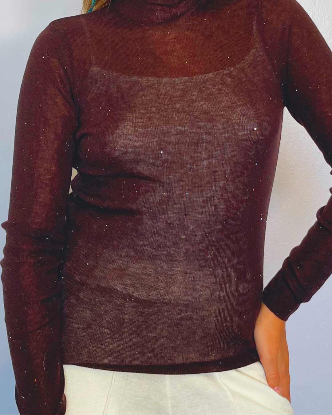 CAMILA LUREX WOOL SWEATER plus-size - AMOUR781