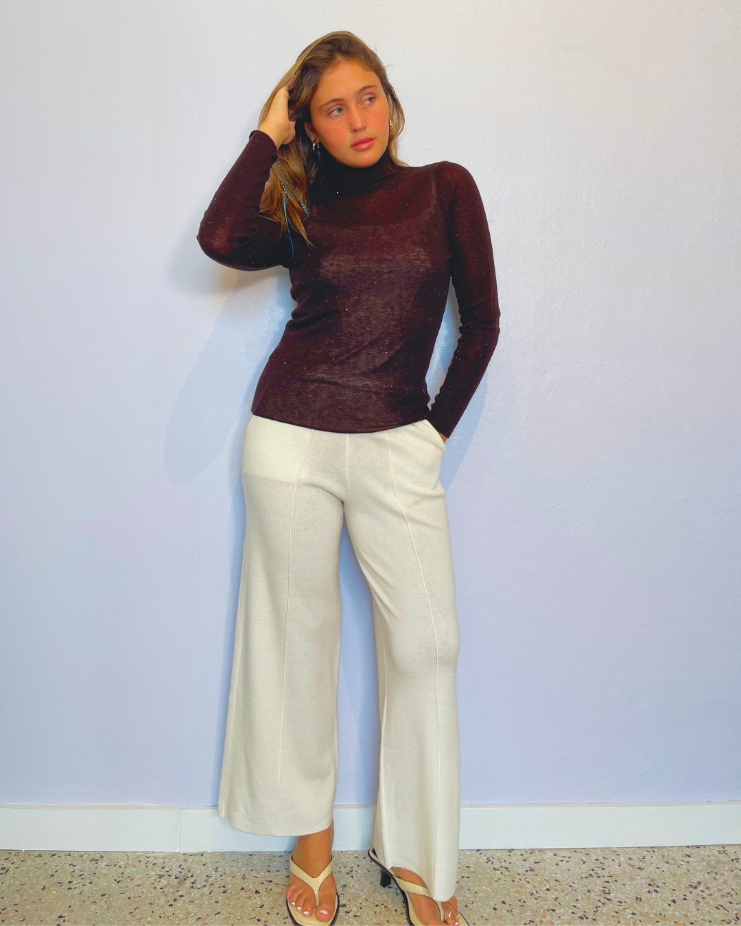 CAMILA LUREX WOOL SWEATER plus-size - AMOUR781