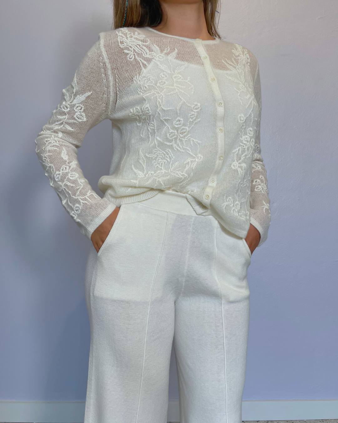ALIENOR KNIT PANTS plus-size - AMOUR781