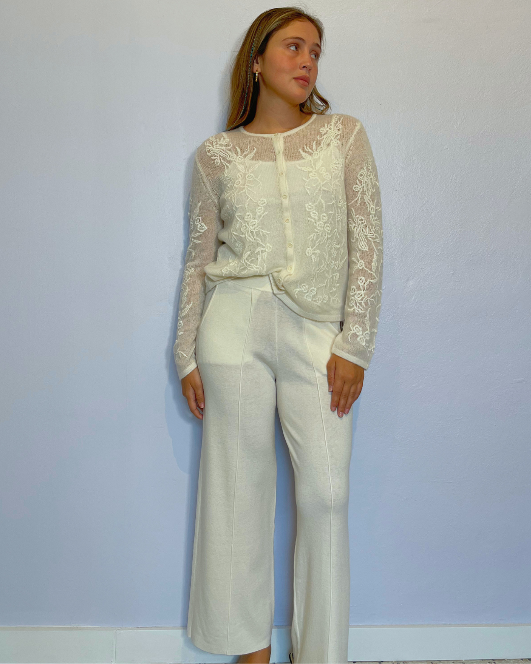 ALIENOR KNIT PANTS plus-size - AMOUR781