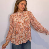 TIARA TOP- Paisley plus-size - AMOUR781