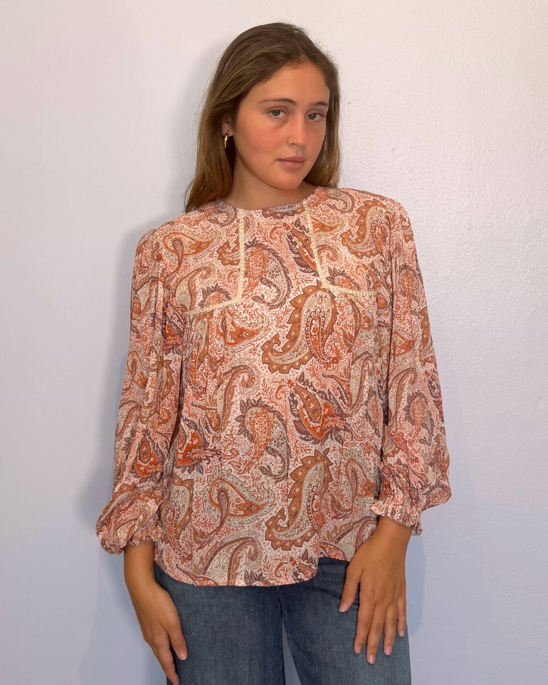 TIARA TOP- Paisley plus-size - AMOUR781