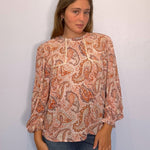 TIARA TOP- Paisley plus-size - AMOUR781