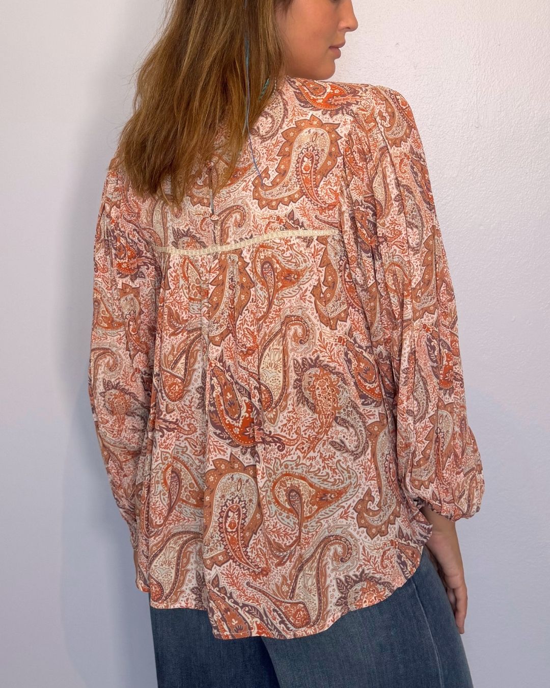 TIARA TOP- Paisley plus-size - AMOUR781