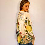 TIARA TOP- Vintage Floral plus-size - AMOUR781
