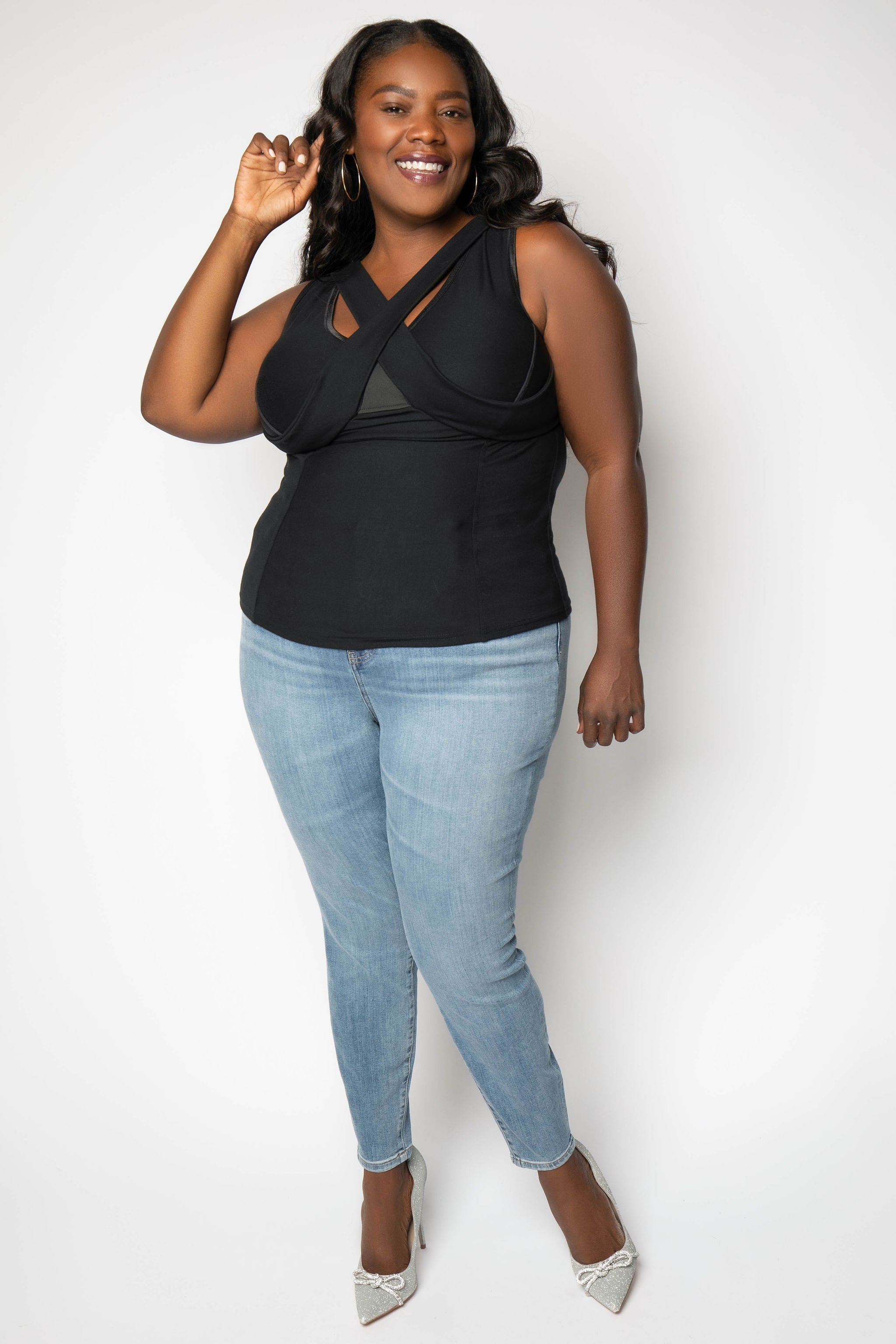 FULL SUPPORT BRA-FREE TOP plus-size - AMOUR781