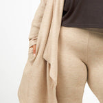 BRUSHED WAFFLE FLARE plus-size - AMOUR781