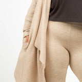 BRUSHED WAFFLE FLARE plus-size - AMOUR781