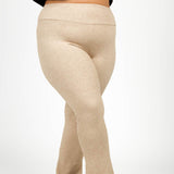 BRUSHED WAFFLE FLARE plus-size - AMOUR781