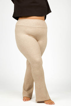 BRUSHED WAFFLE FLARE plus-size - AMOUR781