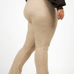BRUSHED WAFFLE FLARE plus-size - AMOUR781