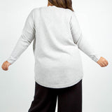 COCOON WOOL BLEND OVERSIZE BLOUSE plus-size - AMOUR781