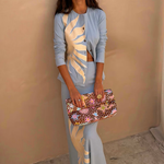Ice Blue Sol Rib Cardi plus-size - AMOUR781