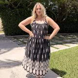 Sandra Dress Black plus-size - AMOUR781