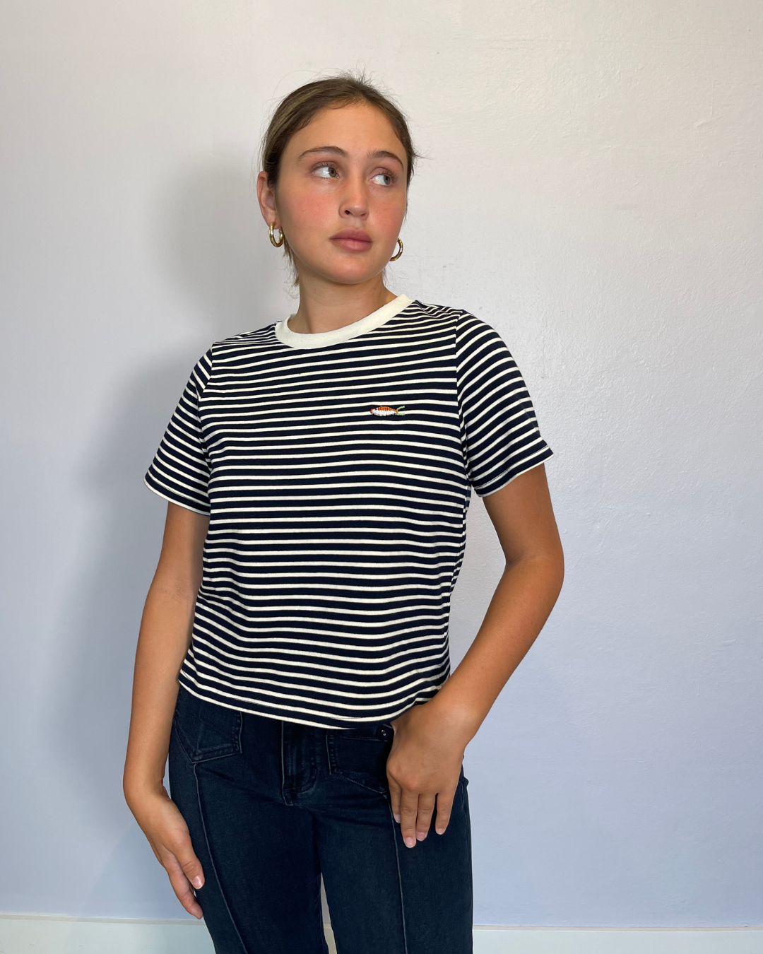 Beaded Fish Tee plus-size - AMOUR781