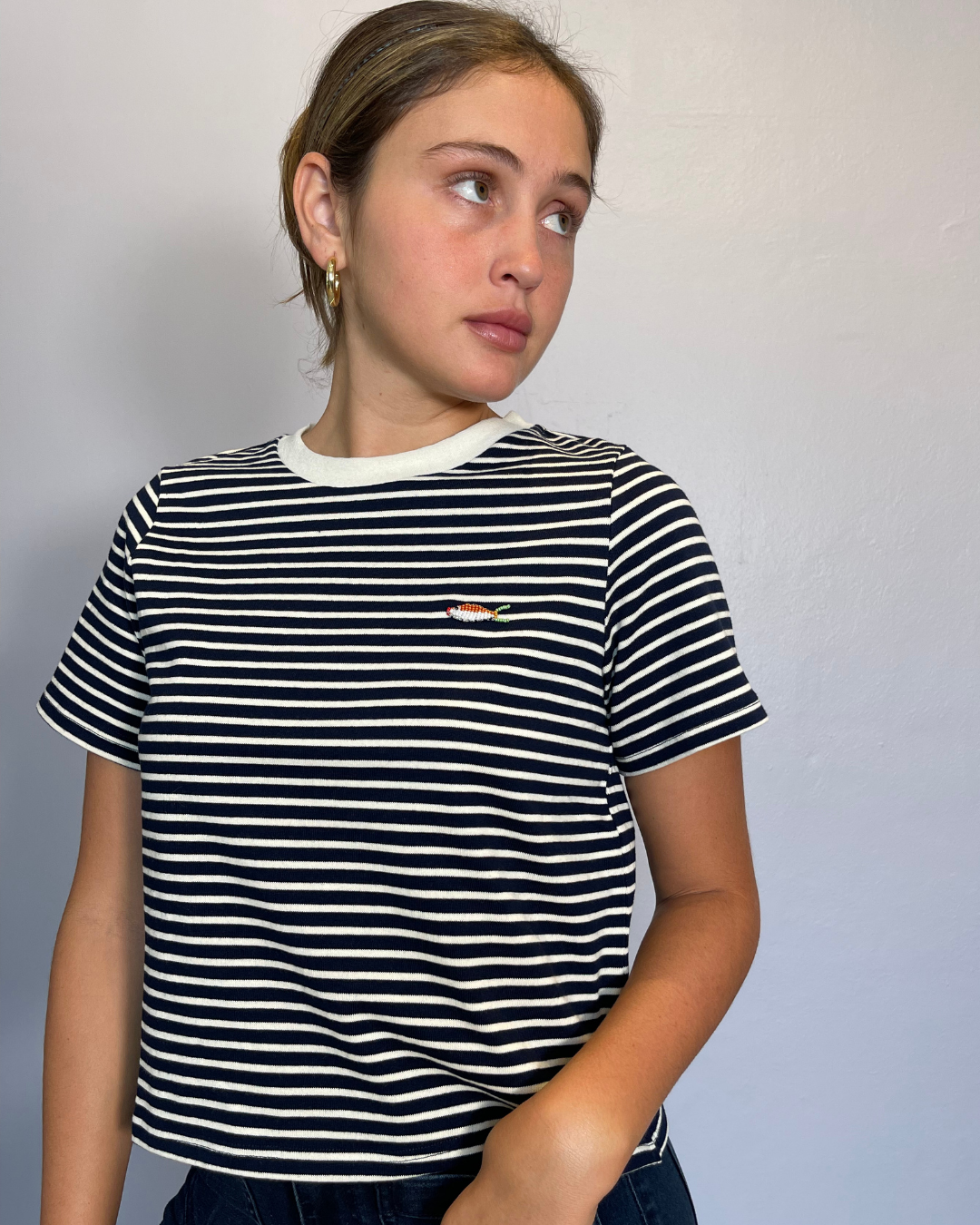 Beaded Fish Tee plus-size - AMOUR781