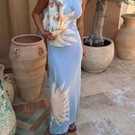 Ice Blue Sol Dorris plus-size - AMOUR781