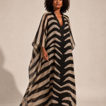 Zebra Kaftan plus-size - AMOUR781