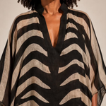 Zebra Kaftan plus-size - AMOUR781