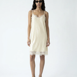 Lace Trim Sequin Dress plus-size - AMOUR781