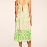 SANDRA Dress Lime plus-size - AMOUR781