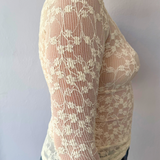 Lace Turtleneck