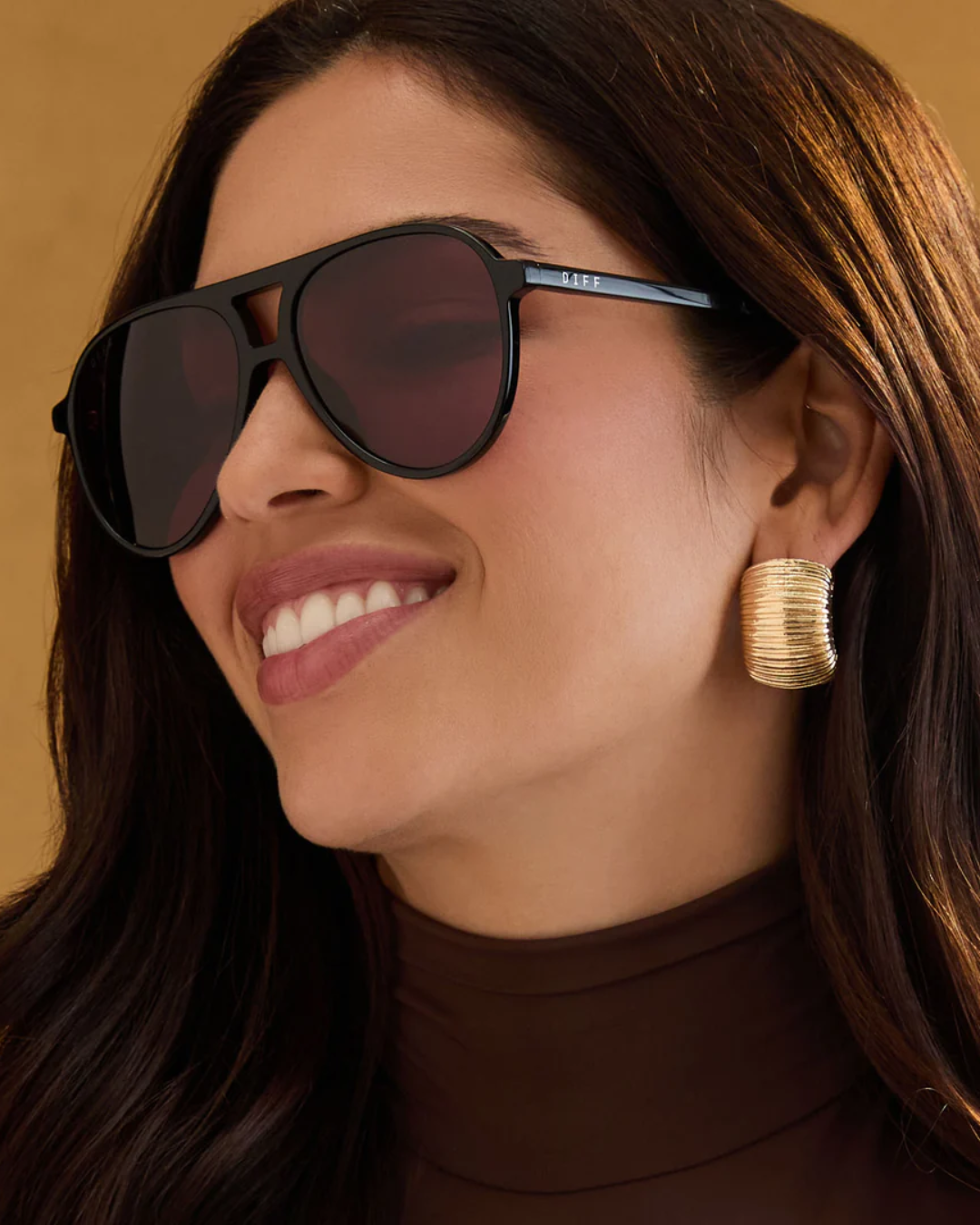 TOSCA II Black + Aubergine plus-size - AMOUR781