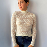 Lace Turtleneck