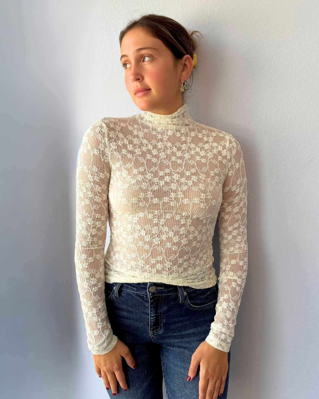 Lace Turtleneck plus-size - AMOUR781