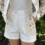 EMBROIDERED HILARY SHORT plus-size - AMOUR781