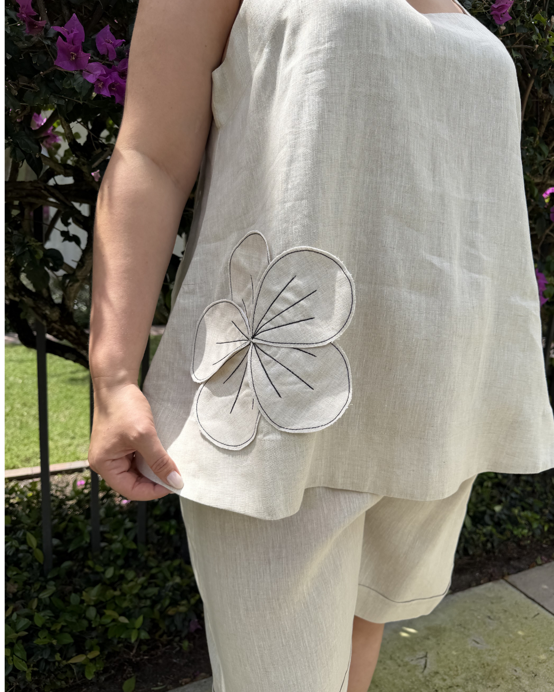 LINEN TANK plus-size - AMOUR781
