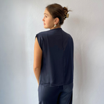 Pleated Bat-wing Top plus-size - AMOUR781