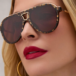 TOSCA III Glitter Tortoise plus-size - AMOUR781