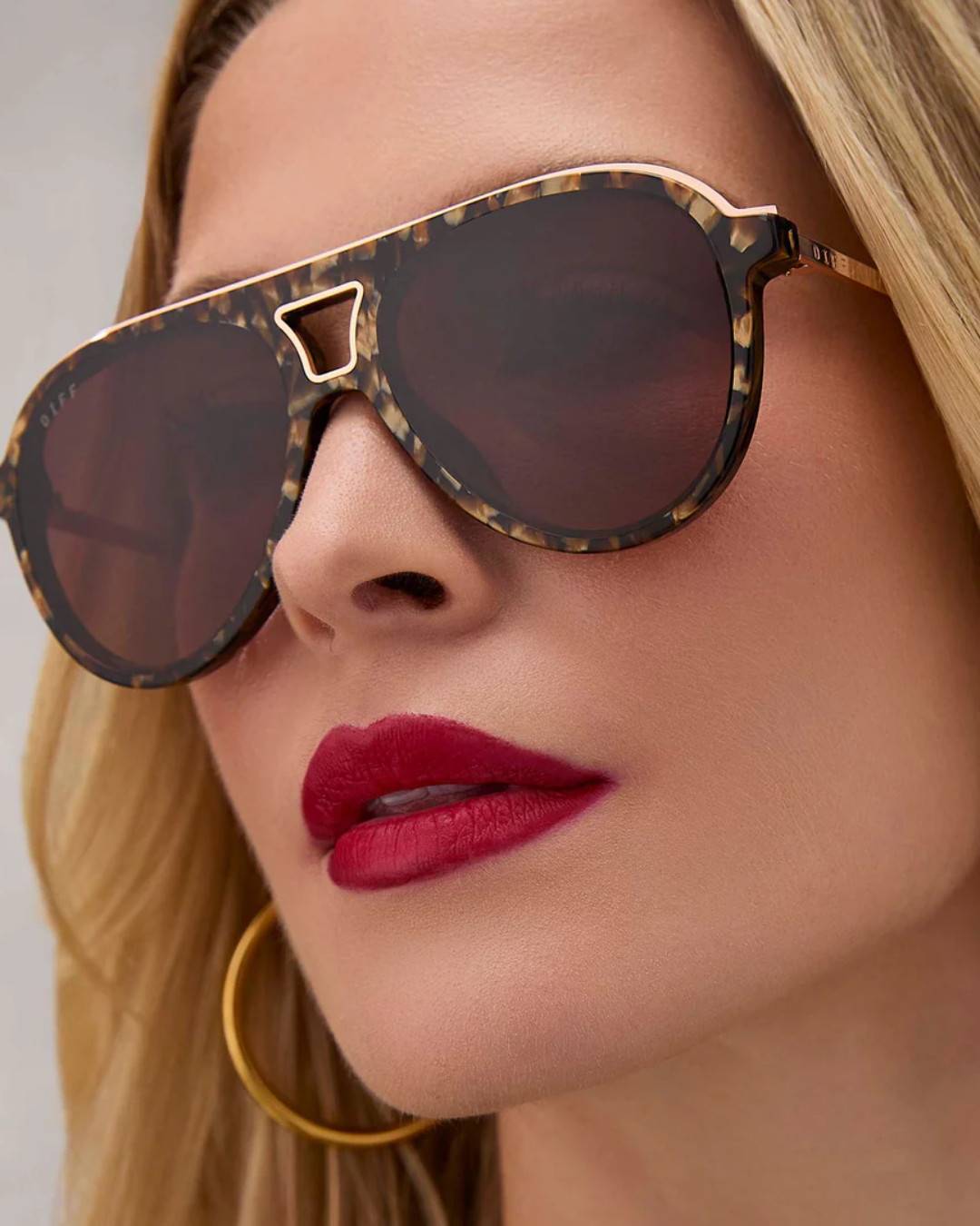 TOSCA III Glitter Tortoise plus-size - AMOUR781