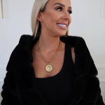 GOLD COIN NECKLACE plus-size - AMOUR781