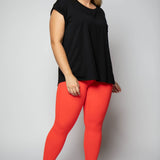 LASER-CUT AND BONDED ESSENTIAL FOLDOVER HIGH WAISTED LEGGINGS - AMOUR781
