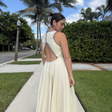 Open Back Midi Swing Dress plus-size - AMOUR781