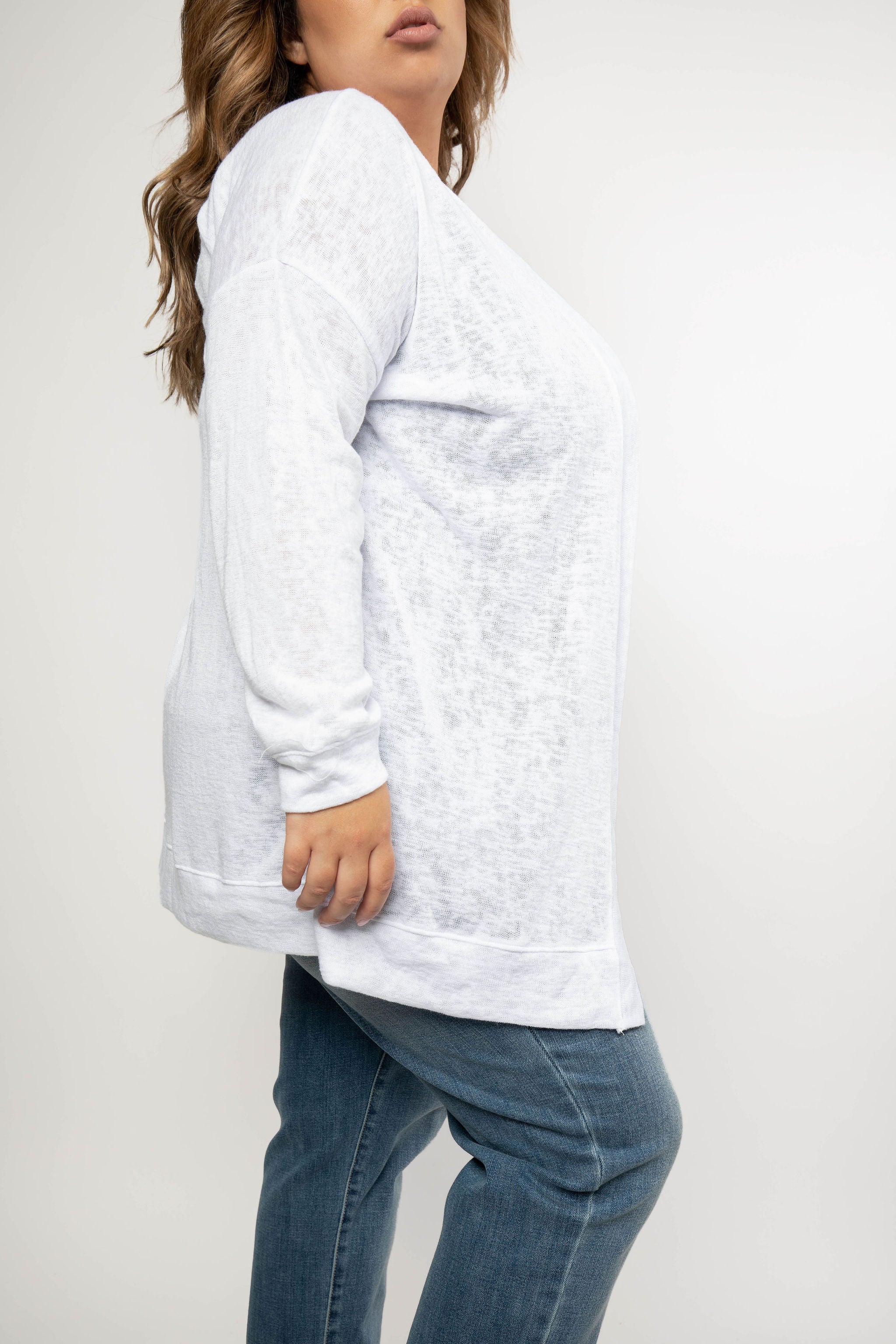 LONG CARDIGAN plus-size - AMOUR781