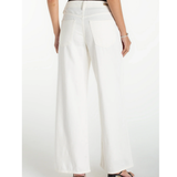 Weekender wide leg 30" inseam White plus-size - AMOUR781