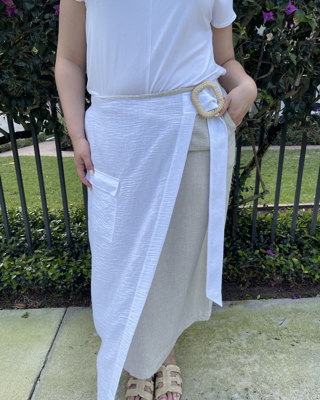 LINEN SKIRT plus-size - AMOUR781