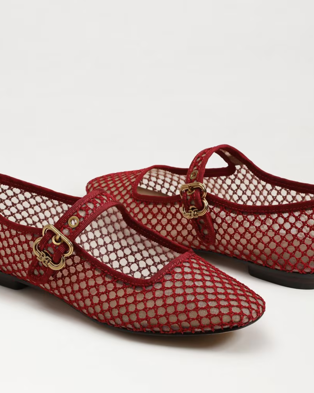 MICHAELA, Scarlet mesh plus-size - AMOUR781