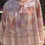 Byron Top- Heron Pink plus-size - AMOUR781
