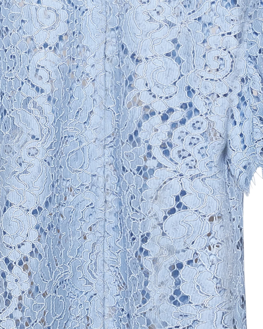 Lace shirt with floral details plus-size - AMOUR781