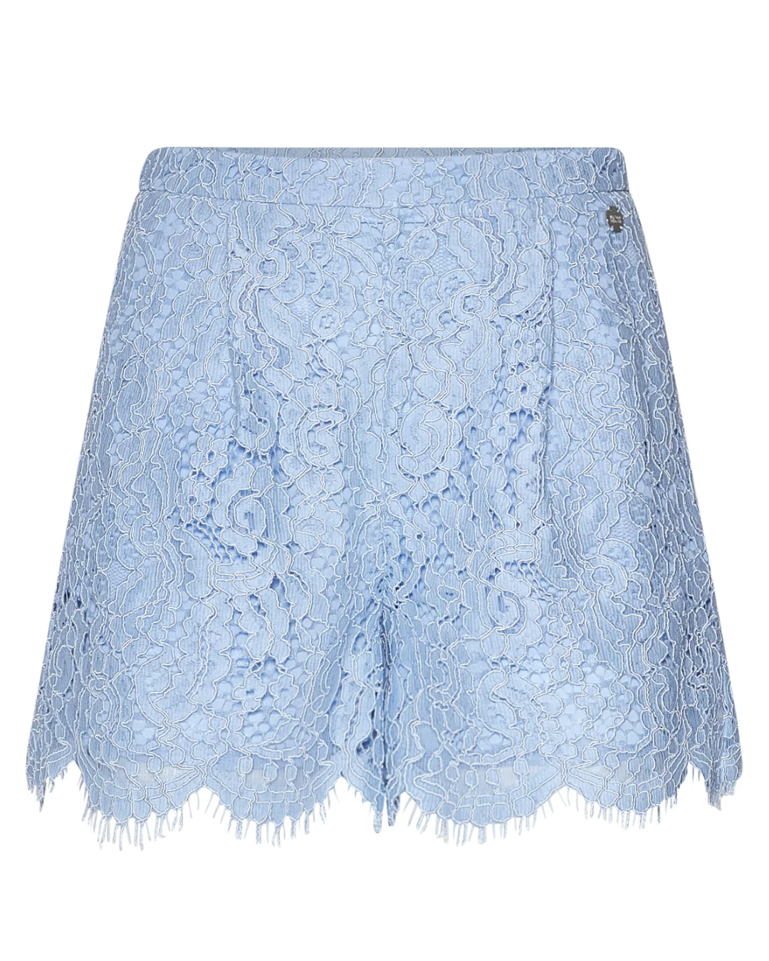 Shorts with decorative workmanship and finished edge plus-size - AMOUR781