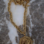 GOLD COIN NECKLACE plus-size - AMOUR781