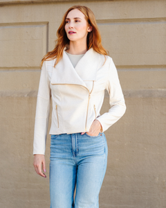 LIQUID LEATHER SIGNATURE JACKET plus-size - AMOUR781