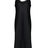 SILKY MIDI SLIP DRESS plus-size - AMOUR781